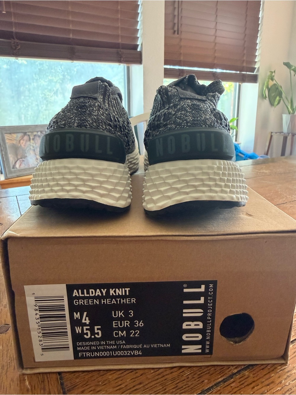 NOBULL Allday Knit Sneakers — Green Heather